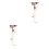 2St Witte Beenwarmers Gebreid Dames Perfect Lagen 7