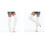 2St Witte Beenwarmers Gebreid Dames Perfect Lagen 1