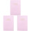 3St Huiselijke Planner Notebooks Met Roze Kunstleren Omslag 3