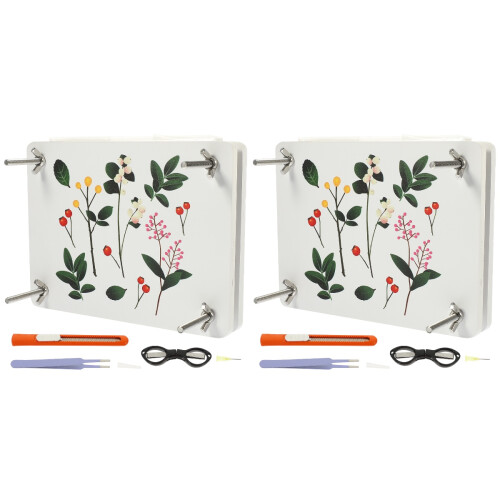 2Sets Beige Persset Voor En Blad Specimen Creaties 1