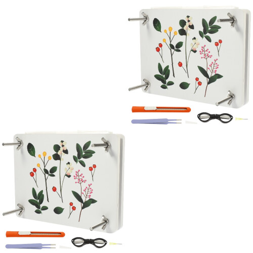 2Sets Beige Persset Voor En Blad Specimen Creaties 2