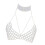 Portable Handmade Pearls Body Chain Adjustable Bra-White 1