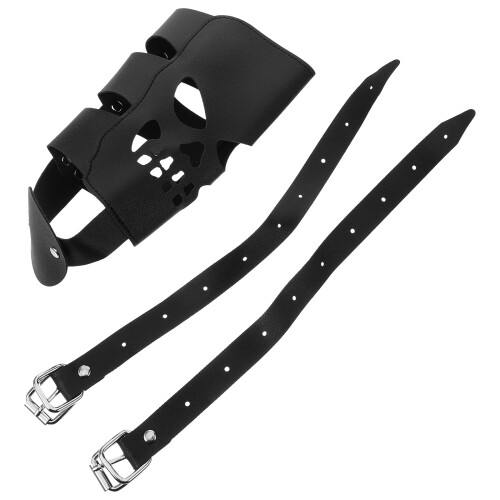 3Conjuntos Suporte PU Preto Para Garrafa De Multiuso 2