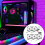 2Conjuntos Kit 5 Ventiladores 12Cm Rgb Com Controlador Para Pc 3
