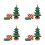 4Conjuntos Natal Para Com Ornamento Resina 6