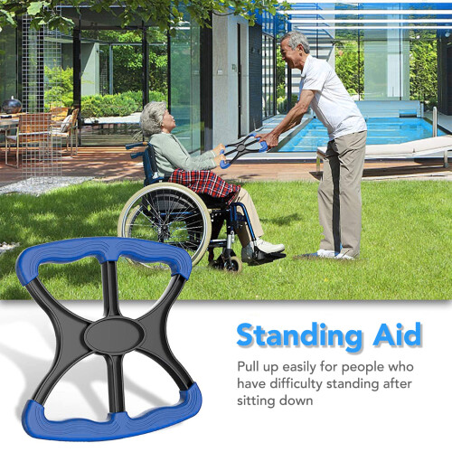 Ergonomic Lift Assist for Elderly Mobility Support Blue 400lbs Capacity 2
