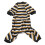 Weiche Stretch-Hundepajamas, leckresistent, warm, gestreift S 8