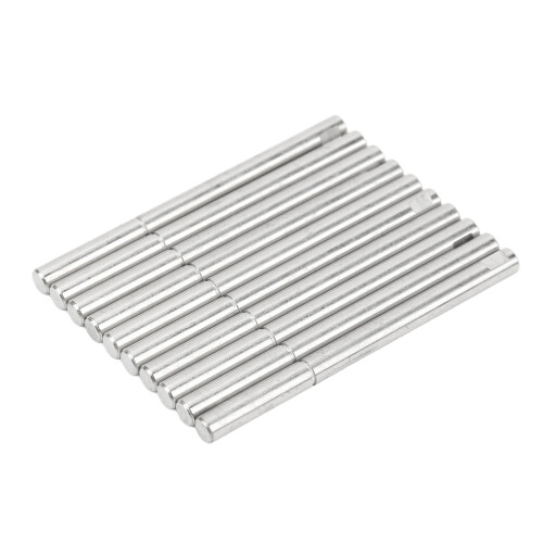 Dowel Pins Stainless Steel High Temperature Resistant Fine Processed Rust Resistant Industrial Fixing Elements Durable Support Pegs 10PCS