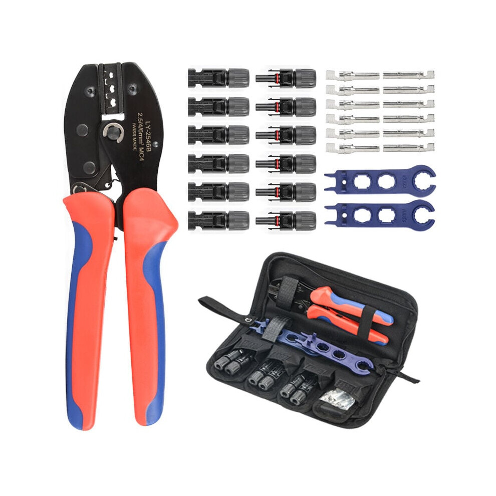 Professional Solar Crimper Set, Crimping Tools For Solar Panel Connector, Connector Assembly Tool Spanner Wrench, Heavy-Duty Steel Construction For Ex 9301476115030