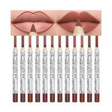 Kit di matite per labbra Smooth Lip Liner, matita per labbra opaca a lunga durata e impermeabile con colori altamente pigmentati, formula cremosa per