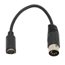 Cavo di prolunga da PS2 maschio a femmina, materiale PVC di alta qualità, cavo adattatore per tastiera e mouse da DIN5 pin maschio a mini DIN6 pin