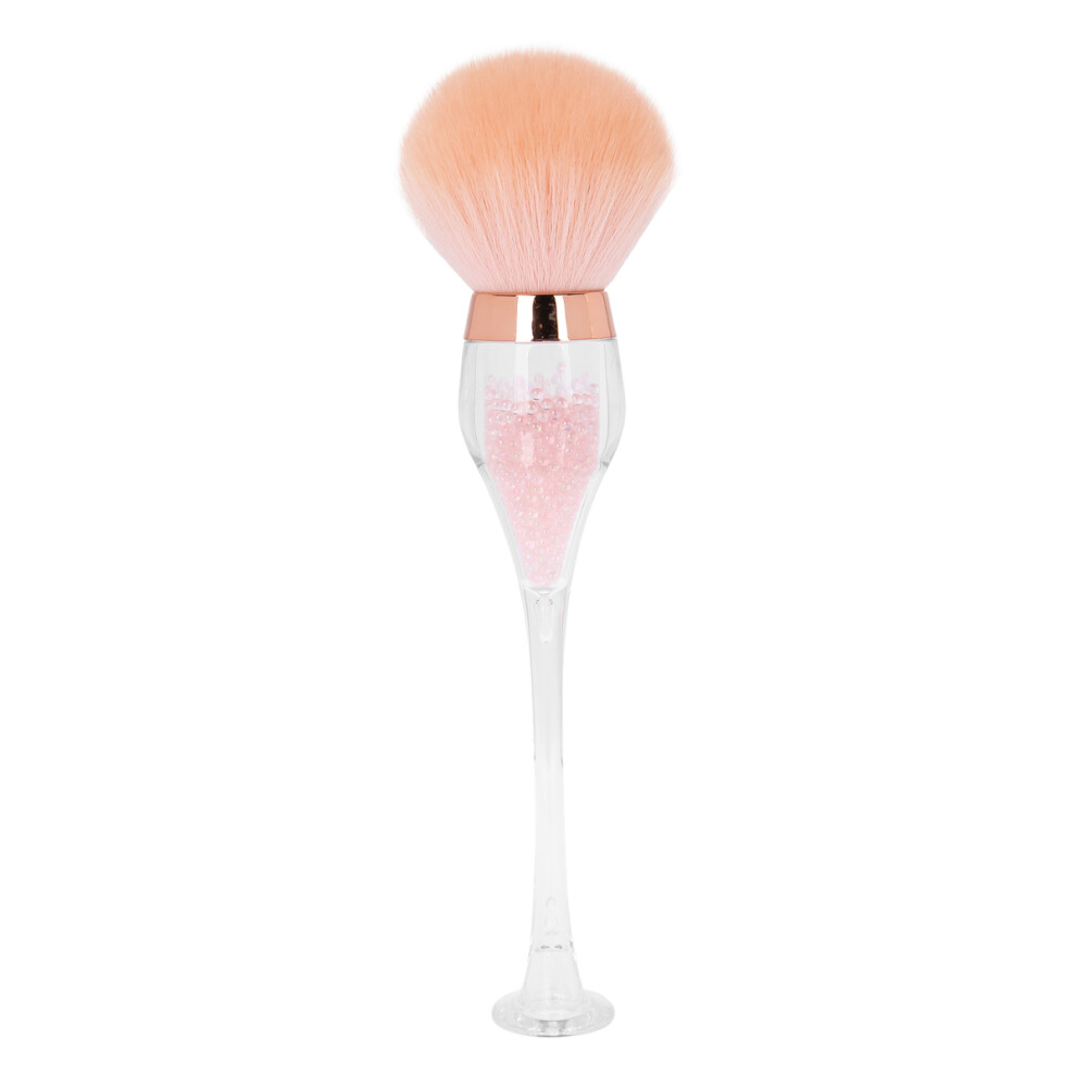 Nail Dust Brush for Acrylic Nails, Nail Art Dust Powder Remover with Soft Bristles and Long Handle Brush Design, Multifunctional Beauty Tool for