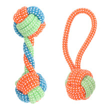 Giocattolo per cani in corda naturale, confezione assortita, compagno di masticazione, materiali sicuri, gioco di tiro con pallina sulla corda, nodi