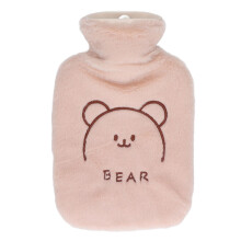 Cute Hot Water Bottle with Cover, Detachable Cover 1000ml Warmflasche for Pain Relief, Unique Design Thickened PVC Bag for Home Winter Therapy, Ideal