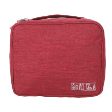 Beauty case da appendere, ampio contenitore per trucchi con scomparto in rete traspirante, borsa da viaggio con gancio, cosmetico portatile