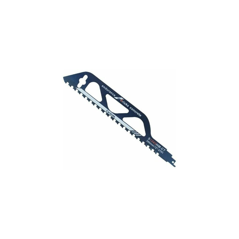 Cutting Brick Blade For Demolition Masonry Wood Cutting Tasks, Tungsten Carbon Reciprocating Saw Blade With Hard Alloy Edge, Efficient Solution For 9433291697306