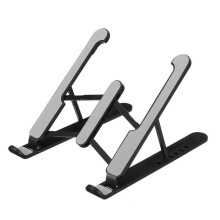 Bærbar bærbar stativ, aluminiumslegering, foldbar og let, justerbar højde, ergonomisk stativ, kompatibel med 11-15,6"