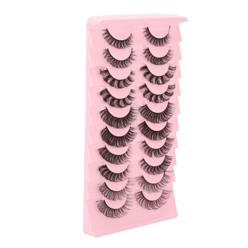 Ψεύτικες βλεφαρίδες με φυσική εμφάνιση, Russian Strip Lashes, 3D εφέ, ψεύτικες βλεφαρίδες