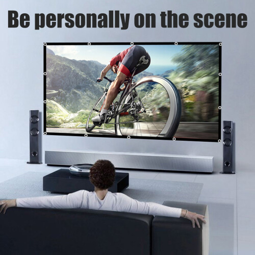 Ημιδιαφανής οθόνη για μπροστινή ή οπίσθια προβολή, φορητή οθόνη προβολέα με 1