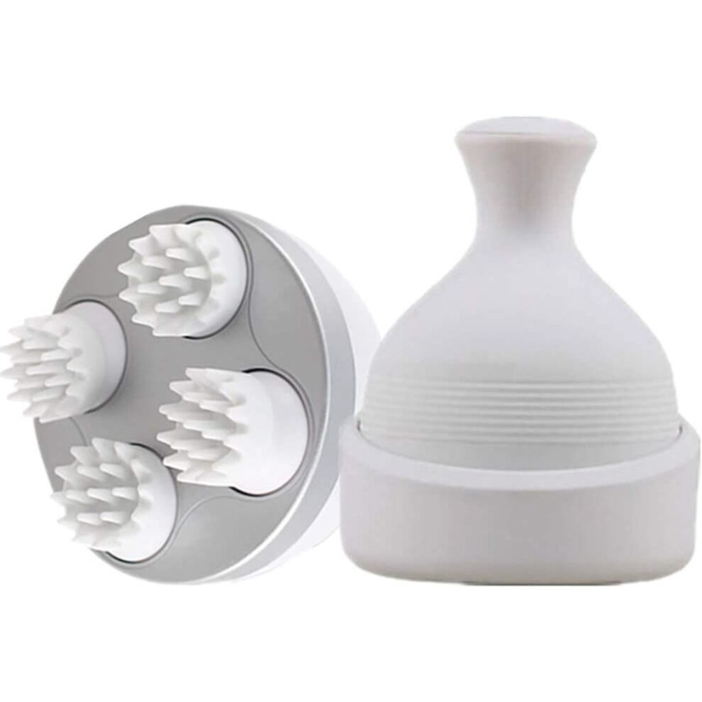 Massage Masterpiece, Multifunctional Electric Scalp Massager for Deep Massage and Waterproof Design, Automatic Kneading with Silicone Massage Heads,