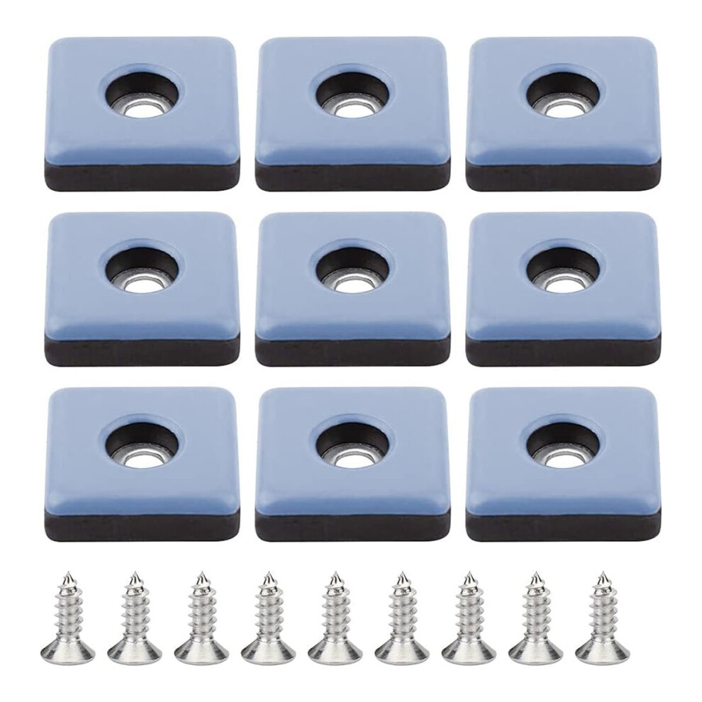 Teflon Furniture Sliders For Carpets And Floors, Chair Leg Protectors Reduce Noise And Damage, Ultra Low-Friction Glides Enhance Mobility (24 Pack) 9405630244380