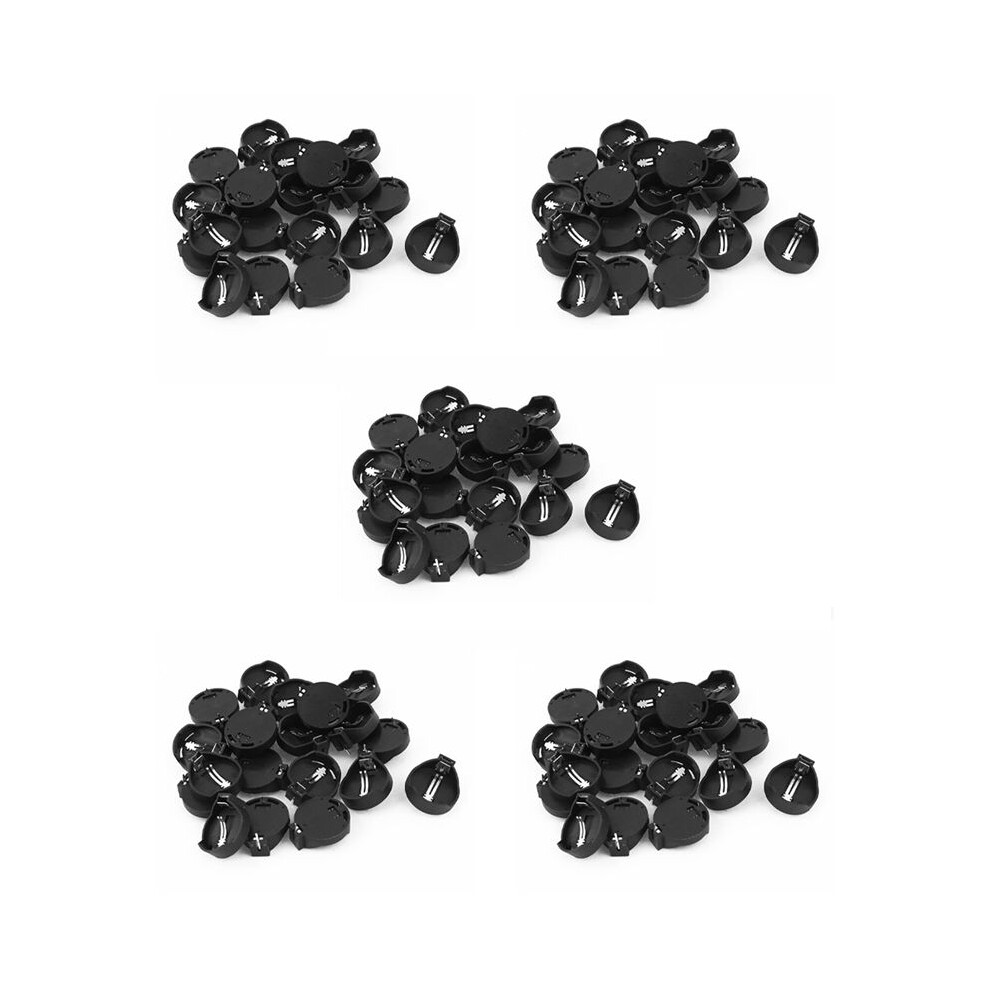 3V Cr2032 Cr2025 Button Cell Battery Holder Adapter Black 100 Pieces 4713754088663