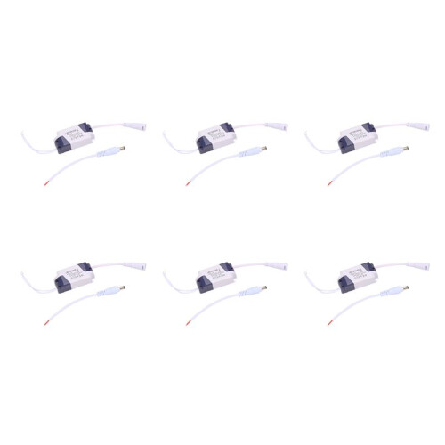 6X LED Transformer - Constant Transformer 4-7W LED Driver Power Supply Transformer DC12-24V Durable