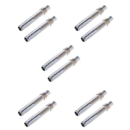 10 PCS Silver Aluminum Alloy Chalk Keeper Holder