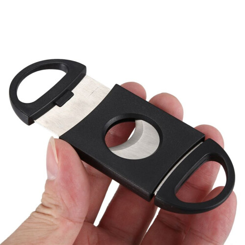 10X Oval-Shaped Cigar Cutter, Double Cut Blade 1