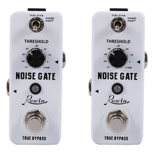 Rowin 2X Pedal de Efeito Supressor de Ruídos para Guitarra