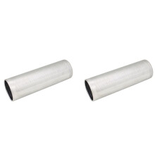 2X Large Stainless Steel Guiro with Scraper Latin Merengue Percussion Musical Instrument 10Inch X3 Inch Open Ends