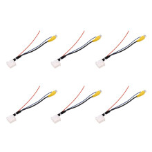 6X 16 Pin Car Rear View Camera Adapter Cable Parking Backup Camera Video Cable Adapter Cable Plug for Camry 7Th