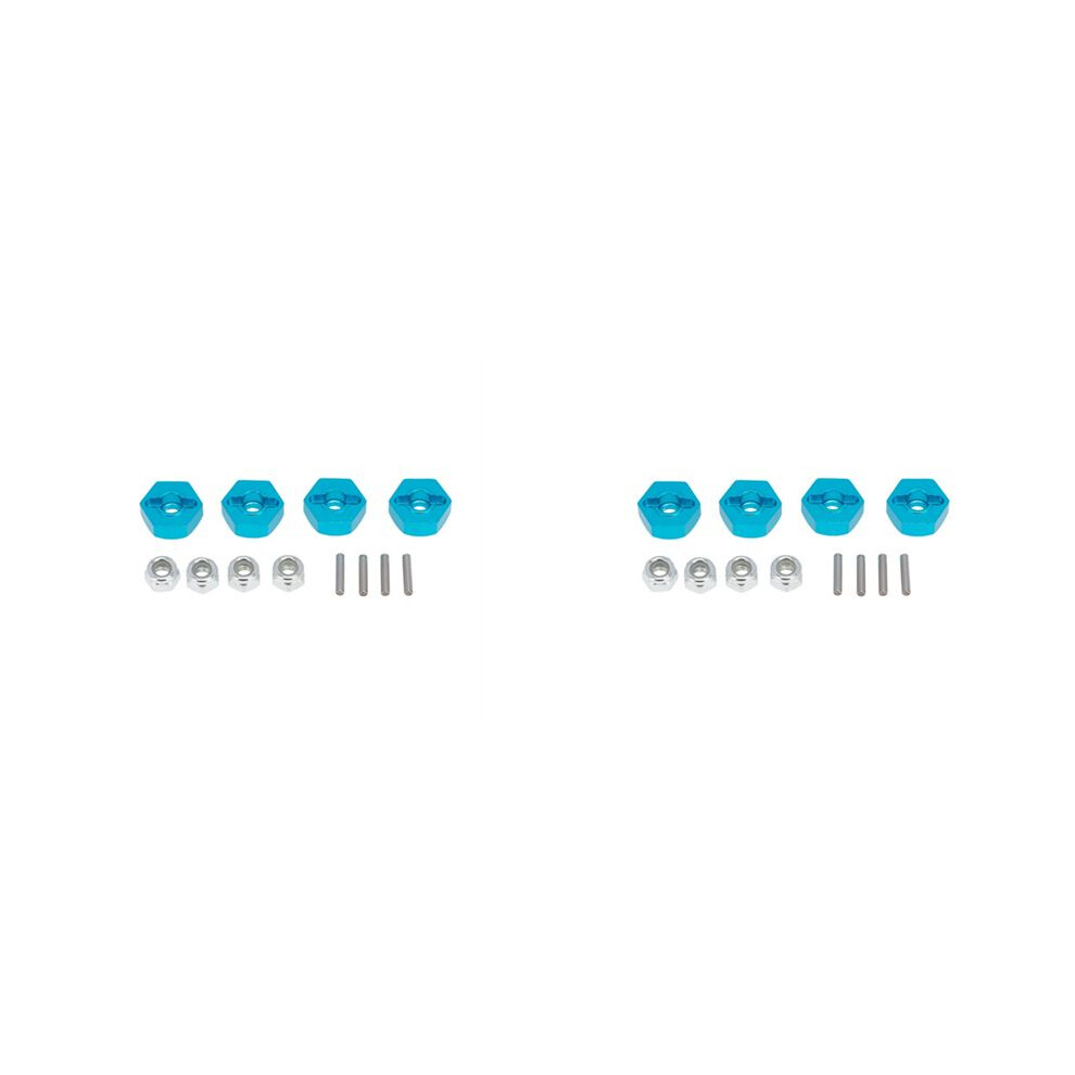 8Pcs Metal 12Mm Wheel Hex Adapter For Tt01 Tt-01 Tt02 Xv01 Tb-04 Wt-01N 1/10 Rc Car Upgrade Parts 6031767646853