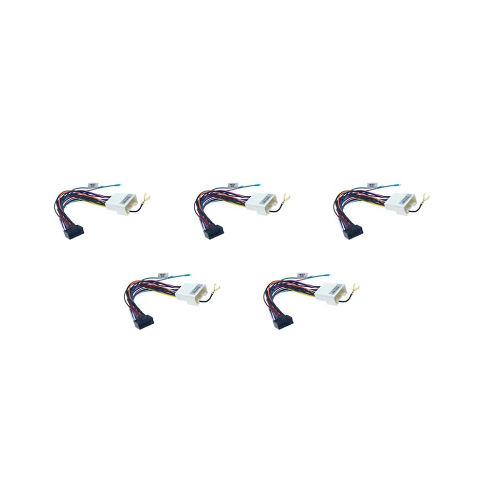 5Pc Car Stereo Radio 16Pin Adaptor Wiring Harness For Lancer-Ex Asx Power Calbe Wire Unit Harness 6032682084171