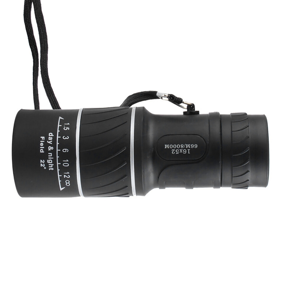 16X52 Monocular Telescope - Hd Viewing For Outdoor Fans & Travelers Light 3721371196235