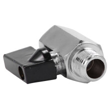 5X Chrom Messing 1/4 Zoll Bsp Kugelhahn mit Gewinde Stecker Auf Buchse Luftkompressor Schlauch