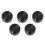 5X Black Aluminum Volume Control Amplifier Knob Wheel 1