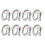 8X Captadores de Transdutor de Microfone de Contato Piezo 3 com Conector de Pino Final para Kalimba 1