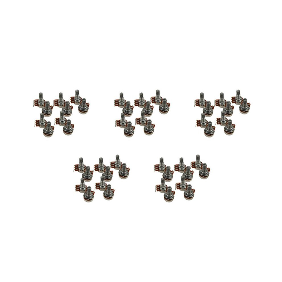 Guitar Small Size Pots B500k Potentiometers For Guitar Bass Parts (Pack Of 50) 4714025296978
