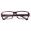 2X Plastic Full Rim Frame Clear Lens Glasses Spectacles Black  for Women 3