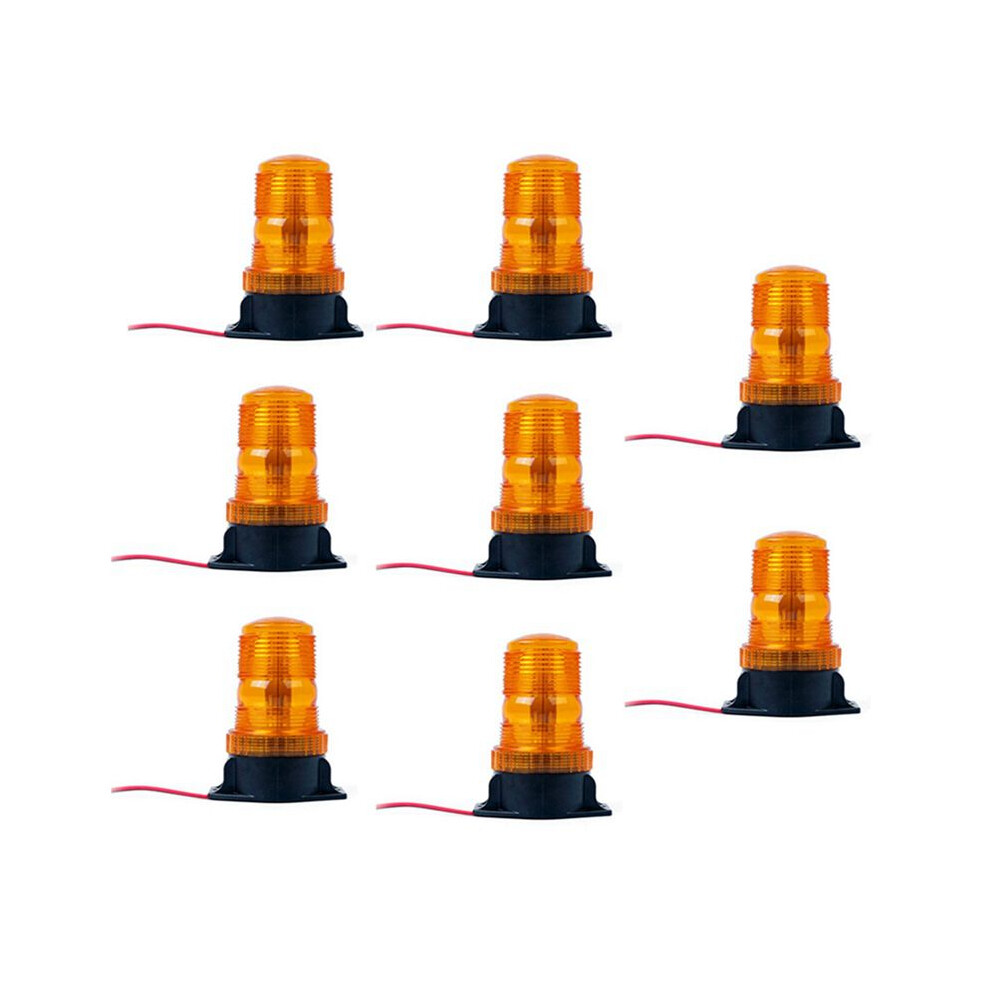 8X Forklift 30 Led Beacon Strobe Lamp Hazard Emergency Flashing Warning Light/Amber 6034260404258