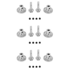 12Pcs Steel Front and Rear Axle Gear Drive Shaft Gears Set for WPL B24 B36 C14 C24 MN D90 MN99S Upgrade Parts