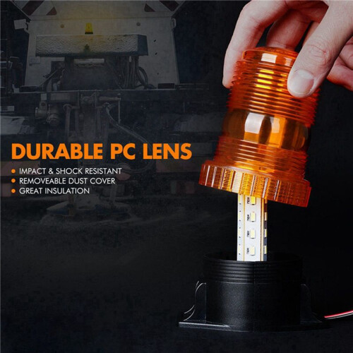 8X Forklift 30 LED Beacon Light Strobe Lamp Hazard Emergency Flashing Warning Amber 2