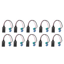 10X Biurlink Car  Audio Adapter Interface  ISO 6Pin&8Pin for  2005-2011 Models Stereo CD Host