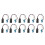 10X Biurlink Car  Audio Adapter Interface  ISO 6Pin&8Pin for  2005-2011 Models Stereo CD Host 1