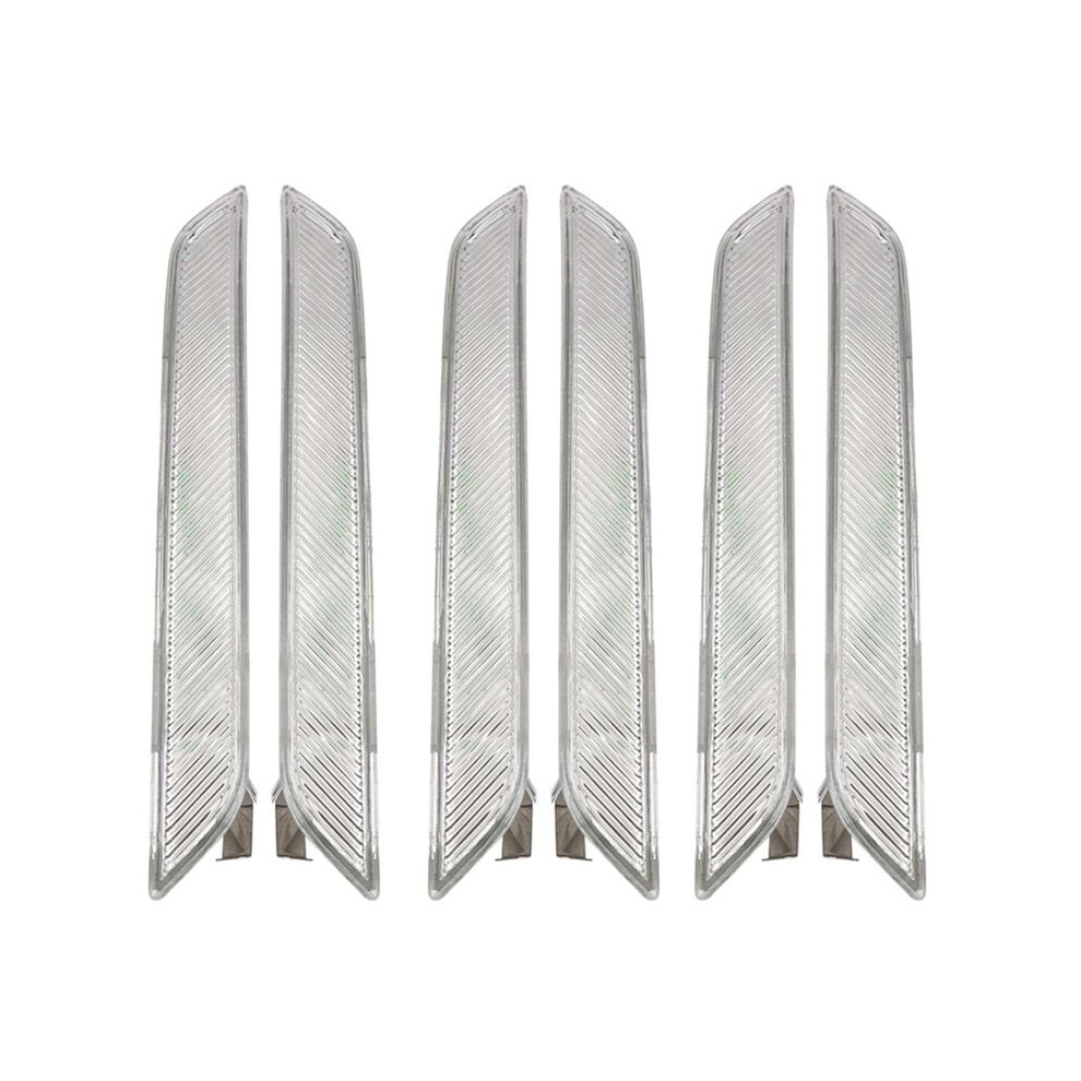 6Pcs Euro Clear Lens Front Bumper Side Reflector Lamps For E71 X6 E70 X5m 2008-2014 Replace Sidemarker Lamps 6033394056173