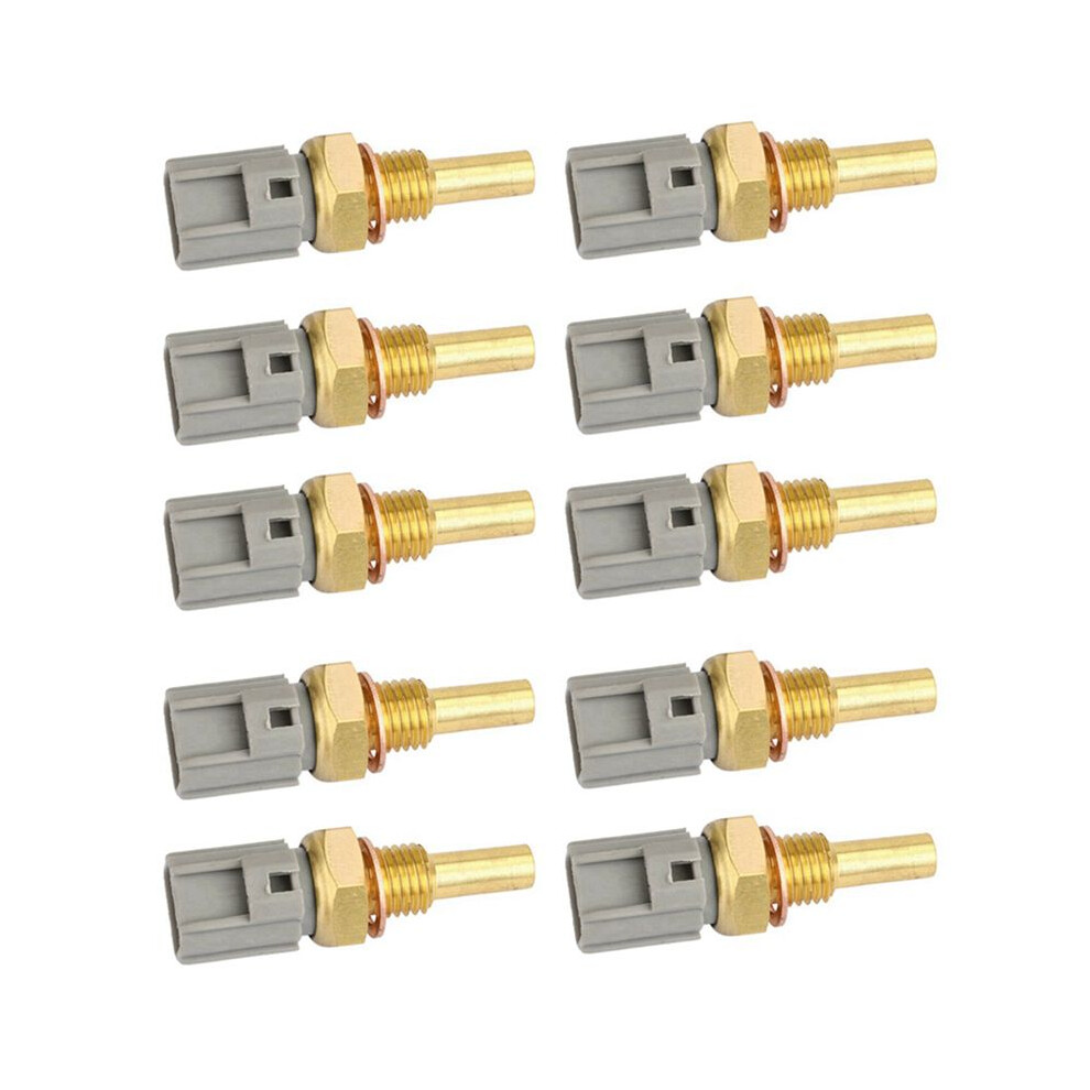 10X Coolant Temperature Sensor For 4Runner Avalon Camry Celica Highlander Land Water Temperature Sensors Gray 6032100158675
