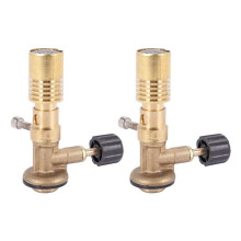 2X Turbo Gaz En Laiton à Haute Température Plomberie Soudée Au Chalumeau Brûleur Bunsen Portable Brûleur à Gaz Four de Chauffage