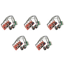 5X  12V 24V PT2399 Digital Mic Audio Amplifier Board Karaoke Plate Reverb Preamplifier Reverberator OP275 Op Amp