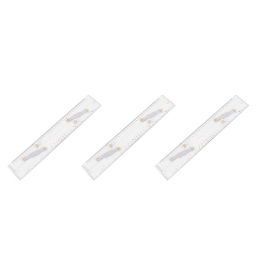 3X Marine Ruler Parallel Ruler Nautical Charts Parallel Ruler Mapping Points to Pull Parallel Ruler 450MM